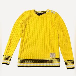 Tommy Hilfiger Women’s Bright Yellow Crewneck Sweater